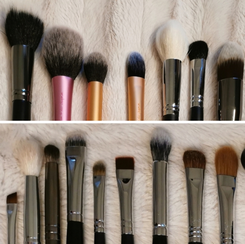 Bundle of 16 Makeup Brushes
